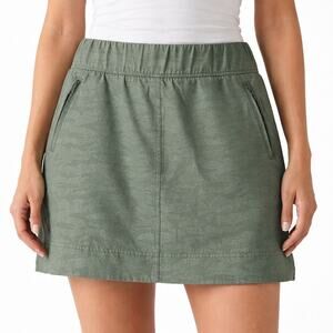 Orvis Camo Travel Skort Olive Green Size Large